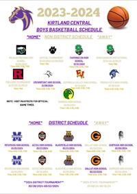 Girls BBall Schedule
