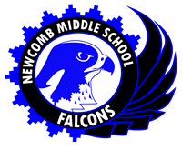 Newcomb Middle School Falcons Logo